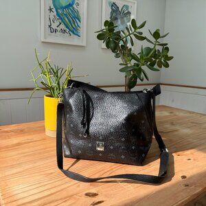 MCM Hobo Monogrammed Leather Bag!